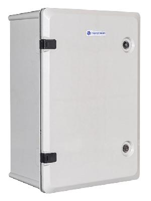 Композитный климатический с предстартом монтажный шкаф 405х587х260/ 340х540х210мм, -55°С +50°С, SMC композит, IP66, IK10, Комплектация: утеплитель из Порилекса, замок 2 шт,ключ 1 шт, монтажная плата 1шт, гермовводы 2шт, розетка 1 шт, автоматический выключатель 1шт, термореле 1шт,нагреватель мощностью в 75 Вт 1шт. Вес: 10.1 кг.