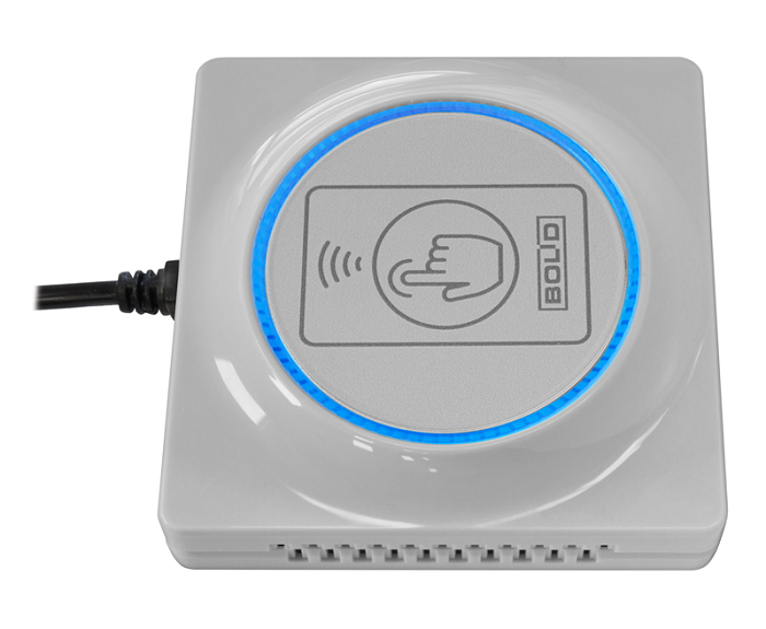 Считыватель для программирования мастер-карт и пользовательских карт для работы со считывателями Proxy-6. Цвет серый