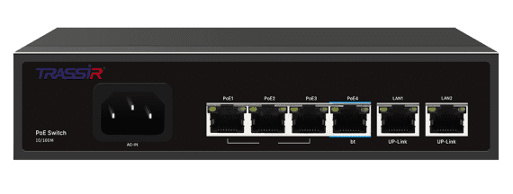 Неуправляемый Fast Ethernet РоЕ-коммутатор оснащен 4 РоЕ-портами RJ-45 и 2 uplink-портами 10/100 Мбит/с. Дальность передачи PoE 250 метров. Стандарты PoE&nbsp;&nbsp;&nbsp;&nbsp; IEEE802.3af, IEEE802.3at, IEEE802.3bt. Четвертый порт коммутатора поддерживает технологию Hi-PoE. Максимальная потребляемя мощность 65ВТ, Молниезащита. -30...+60ºС. 189.5x139.5x42 мм