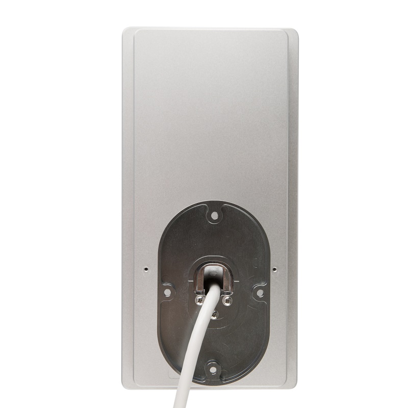 Терминал распознавания лиц. Металлический корпус с экраном 8". Ethernet 100Base-TX, RS-232, Wiegand, релейный выход. До 50 000 лиц. Крепление на стену.