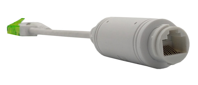 PоE сплиттер; IEEE 802.3af; 1хRJ45 входное напряжение DC 48 В(15Вт); 1х 2.1x5.5x12мм выходное напряжение DC 12В/1А; Метод A/B; -45...+45; 105x18 мм.