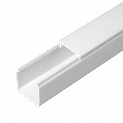 Кабель-канал "Промрукав" белый 2-й замок в п/э 25х25 мм (32 м/уп)