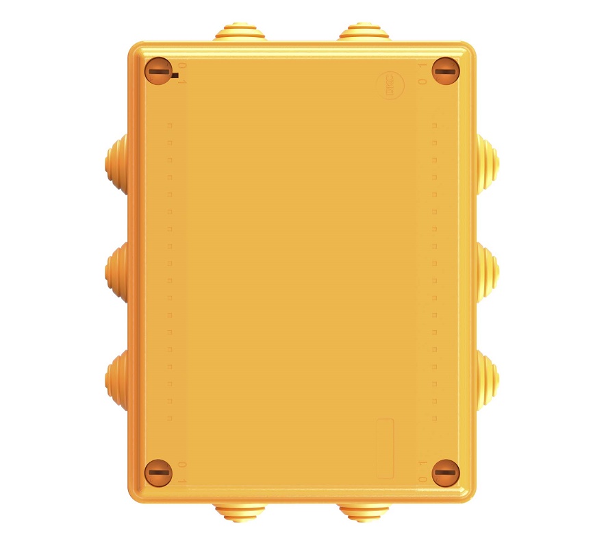 Коробка пластиковая FS с кабельными вводами и клеммниками, IP55, 150х110х70 мм, 4р, 450V, 32A, 10 мм2, нерж.контакт