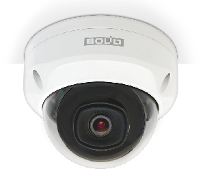 Купольная антивандальная видеокамера  4 Мп, 1/3'' КМОП; объектив 2,8 мм; H.265