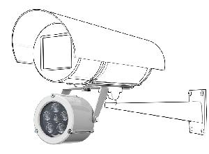 Прожектор инфракрасный периметровый. Предельная дальность с освещенностью 1лк до 30м. Угол 60°. Порог включения, лк 10 ± 5. Длина волны, нм 850. 12VDC. Потребляемая мощность 6,5 Вт/0,25Вт, при обогреве 3Вт - 9,5Вт/3,25Вт. -60° ÷ +50°С. IP66/IP68.