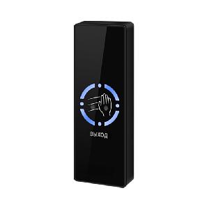 Кнопка на выход бесконтактная, накладная, группа&nbsp;&nbsp;контактов НЗ/НР, пластиковый корпус, таймер задержки, подсветка, дистанция 3-15 см. IP66, -20 ÷ +65° C, 115х40х15 мм.