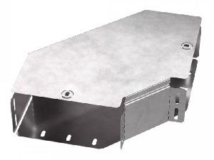 Угол горизонтальный 90 градусов с крышкой Стандарт 200х100