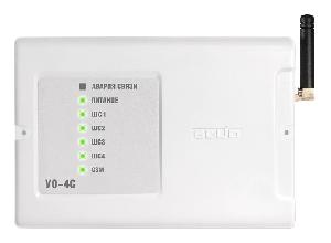 GSM Контроль 4 шлейфов. Передача сообщений (SMS или Contact ID) через встроенный модем. 12 В.