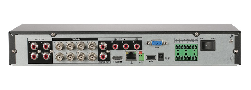8-канальный HDCVI-видеорегистратор с FR, Формат: HDCVI, AHD, TVI, IP, CVBS; отображение: до 5Мп; запись: 2кн до 5M-N@25к/с, остальные 5M-N@15к/с; кодирование: AI-Coding, H.265+, H.265, H.264+, H.264; IP-каналы: до 12 каналов до 6Мп; накопители: 1 SATA III до 16Тбайт; видеоаналитика: 2кн AcuPick, 2кн распознавание лиц, 4кн охрана периметра, 8кн интеллектуальный детектор движения SMD Plus,&nbsp;&nbsp;интеллектуальный поиск, видеовыходы: 1 HDMI, 1 VGA; сеть: 1 RJ45 100Мбит/с; аудиовх/вых: 8/1, двунаправленная аудиосвязь