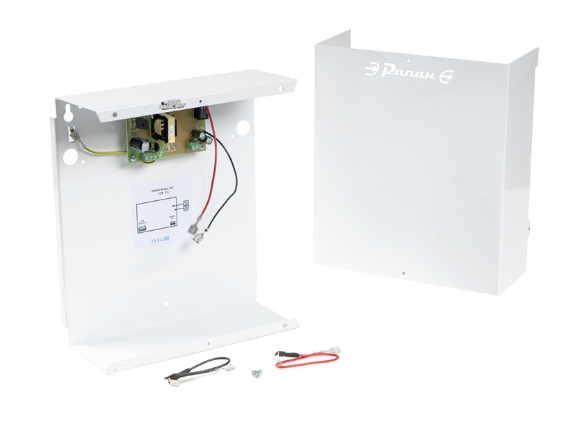 Источник питания 12В 3А метал корпус под АКБ 2х7 Ач защита АКБ