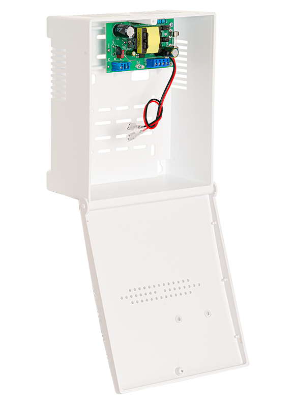 Источник бесперебойного питания в пластиковом корпусе, 13,6В. / 2А. Максимальный ток заряда АКБ 0,7А. (без защиты от глубокого разряда АКБ). Рекомендуемая емкость АКБ 7А*ч.&nbsp;&nbsp;196х167х87мм. Масса 0,46кг, (белая крышка)