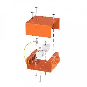 Коробка металлическая огнестойкая 70-0240-FR6.0-4 Е15-Е120 80х80х35