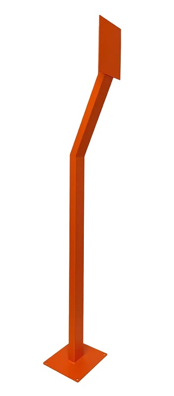 Стойка вызывных устройств Тромбон (без козырька) Антивандальная стойка предназначена для установки вызывных устройств. Стойка выполнена из стали с порошковой окраской. 1245х142х310 мм, 5,5 кг, площадка стойки без козырька