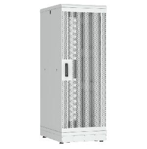 Напольный шкаф 19", 33U, перфорированные двери, металлические стенки, Ш600хВ1610хГ800мм, в разобранном виде, серый