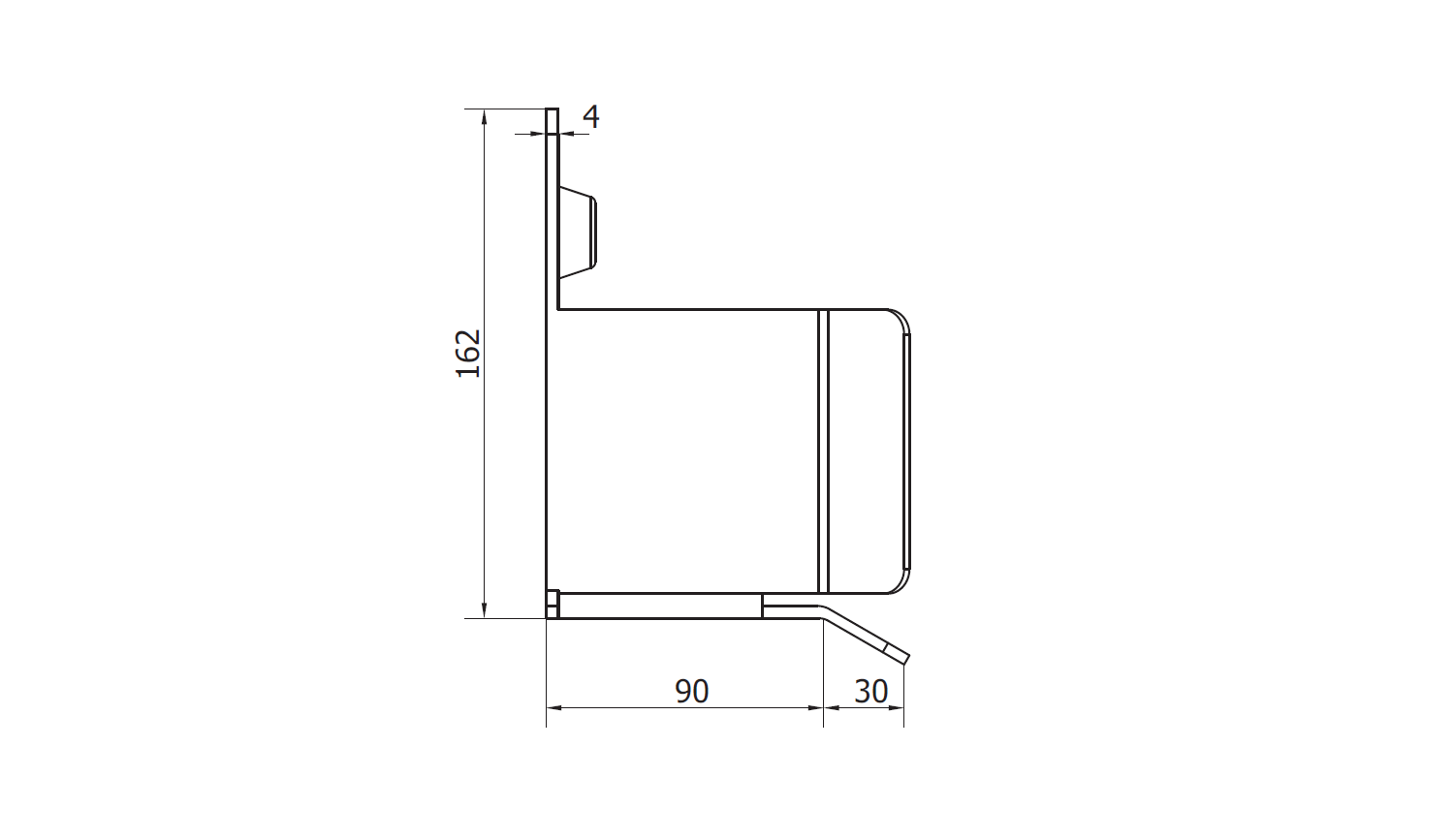 Улавливатель концевого ролика M