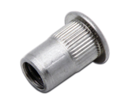 Заклепка резьбовая, стальная оцинкованная цилиндр, М6х1,0х16,0 (500 шт/уп)