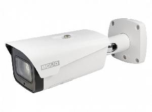 Цилиндрическая сетевая антивандальная видеокамера, цветная, 8 Мп, объектив 2,7−12 мм моторизированный; ИК-подсветка (до 50 м); H.265/H.264, Micro SD; Audio-in; DC12V, ePoE; IP67; -40°C ~ +60 °C