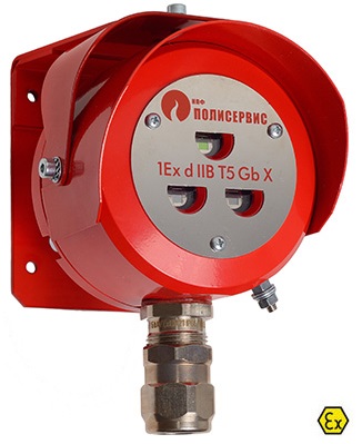 Извещатель пожарный пламени взрывозащищённый, 1ExdIIBT51, 3ИК канала (горение углеводородов-4,4мкм+опорные каналы:4,0мкм+5,0мкм), угол обзора 90° на 25м; Uпит.=8..28В, Iпотр.=70 мА контр. запыления, авт. подогрев (отключаемый),&nbsp;&nbsp;-55…+50°