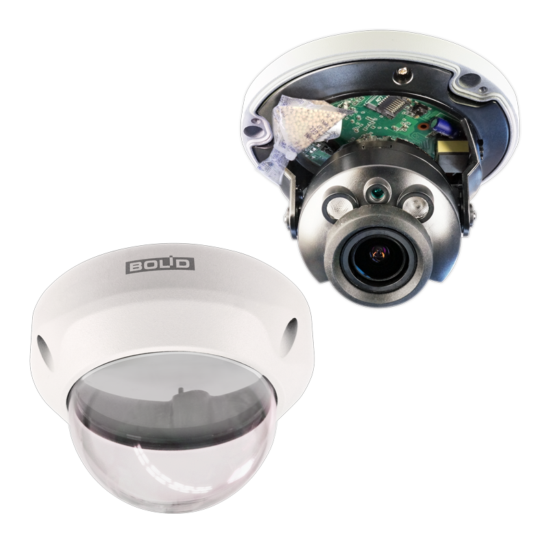 Купольная сетевая антивандальная видеокамера, цветная, 4 Мп, 2,7-13,5 мм моторизированный; микрофон, Н.265, WDR (120 дБ), ИК-подсветка (до 40 м); Micro SD; DC12V, PoE; IP67; IK10; -40°C~+60°C,