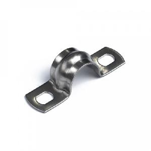 Скоба металлическая двухлапковая СМД(INOX) d16-17 мм (20шт/уп)