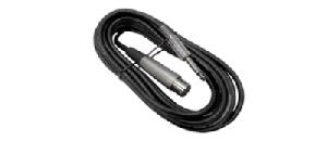 Корд микрофонный, 5 м, XLR3 гнездо - Jack 6.3