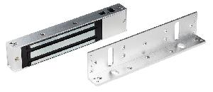 Накладной электромагнитный замок с датчиком Холла, усилие удержания: 350 кг, В комплекте L-образная планка.