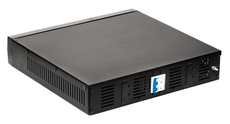 Блок батарейный в корпусе 19" 2U, 48В, емкость 18Ач, 8 АКБх9Ач