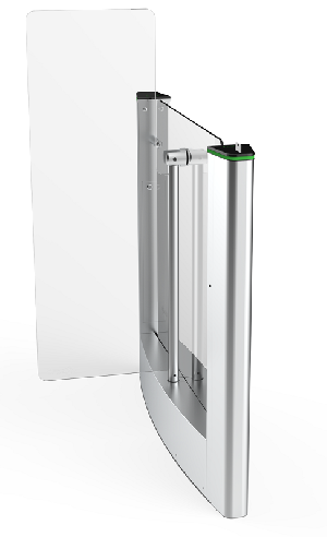 Турникет Quick Line крайний модуль турникета на 900 с высокими створками на 1500 и картоприемником