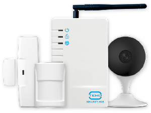 Комплект беспроводной GSM сигнализации с видеокамерой для квартиры, офиса. Настройка, управление и контроль с мобильного приложения