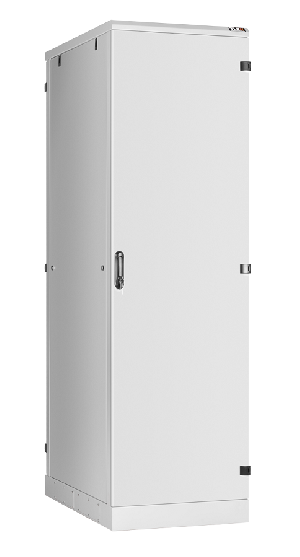 Напольный шкаф 19", 33U, металлическая двери и боковые стенки Ш600хВ1660хГ1000мм, в разобранном виде, серый