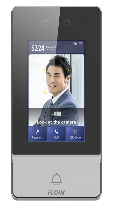 2Мп IP вызывная панель с функцией распознавания лиц, 2×2 Мп HD-камера; 4.3" цветной сенсорный экран с IPS-матрицей и разрешением 800×480; Wi-Fi 802.11b/g/n, Web интерфейс; Стандартный PoE/12В DC; Прямое подключение в мобильное приложение; WDR, ИК; Mifare считыватель (до 20000 пользователей, 100 000 карт); 10 тыс. лиц; Внутренняя память 4 Гб; Оперативная память 1 Гб; Bluetooth & TF карта (резерв); до 500 видеодомофонов; TCP/IP, RTSP; 4 тревожных входа (2 кнопки выхода и 2 дверных контакта по умолчанию), 2 реле для замков;10M/100M Self-adaptive Ethernet, 1 RS-485;&nbsp;&nbsp;IP65, IK08; -40 до +60 °C; накладной монтаж; 181.93×84.78×25.63 мм; вес: 490 г