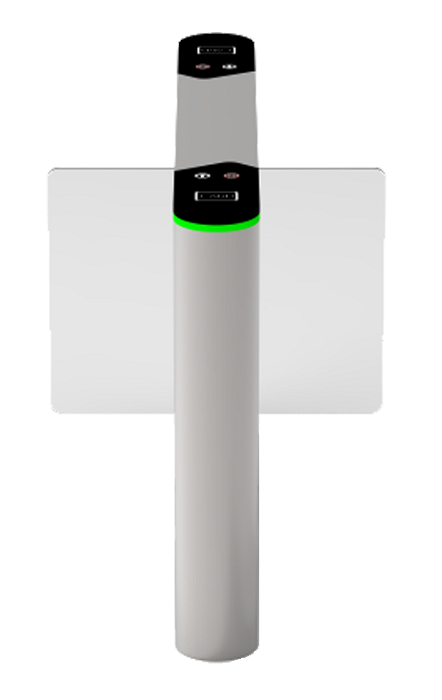 Турникет с&nbsp;&nbsp;распашными створками (центральный элемент). Режим антипаника. Материал корпуса - нержавеющая сталь SUS304, материал крышки&nbsp;&nbsp;- нерж.сталь + закаленное стекло. Светодиодный индикатор прохода. Ширина прохода - 650мм. Установка внутренняя / наружняя (под навесом).&nbsp;&nbsp;-28 гр.С - +60 гр.С. Питание AC110V/220v. Размеры, мм (ДхШхГ) 1400х180х1000. Вес&nbsp;&nbsp;72 кг. Наработка на отказ 2  млн. проходов.