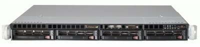 IP-видеосервер 128-канальный; 4 HDD SATA; 2 RJ-45 1000BASE-T; Аппаратный RAID; Поддержка протоколов ONVIF и RTSP; Корпус 19", 1U.