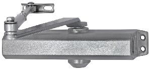 Доводчик двери c тягой EN5, 80 - 110 кг, 1250 мм, 2-х скор., серебряный