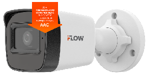 2Мп уличная цилиндрическая IP-камера с ИК-подсветкой до 20м и встроенным микрофоном, 1/2.9'' CMOS; 1920×1080@25к/с; объектив 2.8мм; 94°; механический ИК-фильтр; 0.01Лк@F2.2; H.265/H.265+/H.264/H.264+, DWDR; 3D DNR; HLC, BLC; Smart ИК; встроенный микрофон; обнаружение движения, видеобитрейт 32кбит/с-8Мбит/с; IP67; -30°C до +60°C; PoE(IEEE 802.3af); 6.5Вт макс.