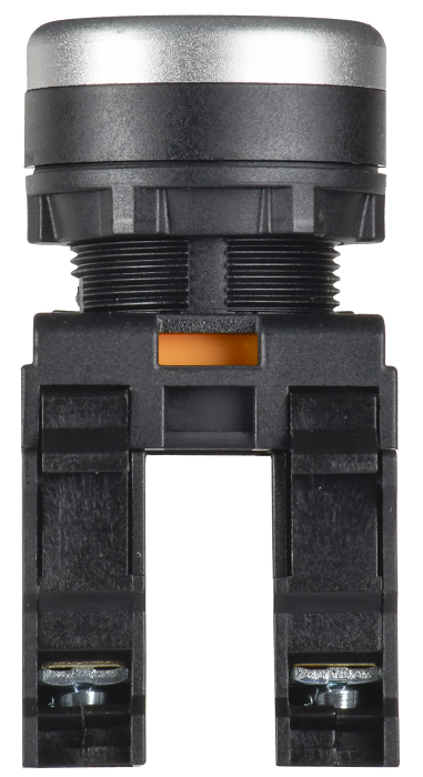 Кнопка с фиксацией d=22мм 1NO+1NC зелёная MASTER IEK