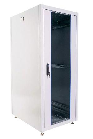 Шкаф телекоммуникационный напольный ЭКОНОМ 30U (600 × 800) дверь стекло, дверь металл