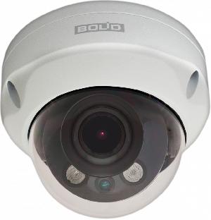 Купольная антивандальная аналоговая видеокамера, 2 Мп, объектив 2,7– 13,5 мм моторизированный; ИК-подсветка (до 30 м); HDCVI, HDTVI, AHD, CVBS, OSD меню, DC12V; IP67; IK10; -50 °C ~ +60 °C