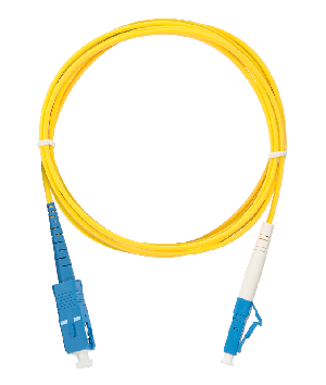 Шнур волоконно-оптический, переходной,<br />
одномодовый 9/125мкм, стандарта OS2, SC/UPC-LC/UPC, одинарный, полимерный материал нг(A)-HF, 2мм, желтый, 2м