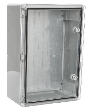 Корпус пластиковый с монтажной панелью ЩМП IP65 прозрачная дверь 500х350х190