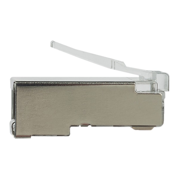 Коннектор (вилка) FTP кат.5e 8P8C универсальная, 15U", 3 зубца, упак 100 шт