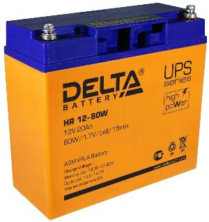 Аккумулятор 20 А/ч., 12В, 181/76/166 мм, вес 6,5 кг, Delta UPS series