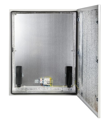 Климатический навесной шкаф, 800х1000х300 / 777х977х270 мм, -55°С +50°С, Комплектация: утеплитель из порилекса, замок 2 шт, ключ 1 шт, монтажная плата 1шт, гермовводы 5 шт (MG-25), розетка 1 шт, автоматический выключатель, 6А 1шт, клемма для подключения оборудования 2 шт, клемма заземления 1 шт, термореле 1шт, нагреватель мощностью 150 Вт 2 шт. Вес: 45,8 кг. IP 66. Цвет ral 7035 (серый)