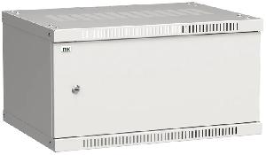 ITK Шкаф LINEA WE 6U 600x450мм дверь металл серый, для оборудования общей массой не более 50 кг.