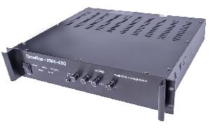 Тромбон-УМ-480 - Усилитель средней мощности, основное питание от сети - 230 В 50 Гц,  резервное питание =24В, номинальная выходная мощность 480 Вт, входов  4, выходное напряжение 30, 70, 100, 120 В, диапазон частот - 100-20000 Гц,  438х285х88 (2U) мм, 12,5 кг. Усилитель средней мощности, основное питание от сети - 230 В 50 Гц,  резервное питание =24В, номинальная выходная мощность 480 Вт, входов  4, выходное напряжение 30, 70, 100, 120 В, диапазон частот - 100-20000 Гц,  438х285х88 (2U) мм, 12,5 кг.