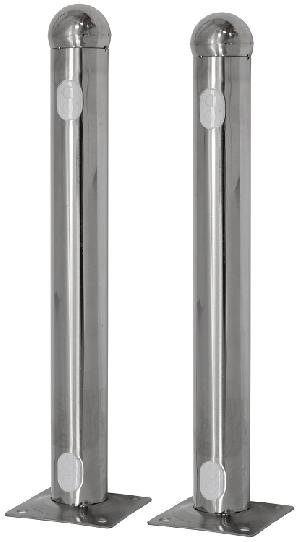 Кронштейн для 2-х лучевого активного инфракрасного датчика, нержавеющая сталь, комплект 2 шт, длина 30 см.