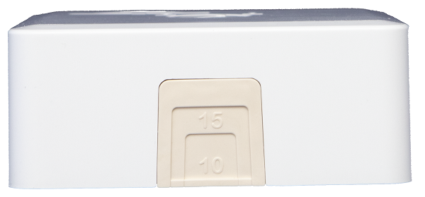 Коробка монтажная огнестойкая IP41, фарфоровый клеммник 2 контакта, до 3 мм кв., 75х75х30 мм, вводы вставки из эластичного материала