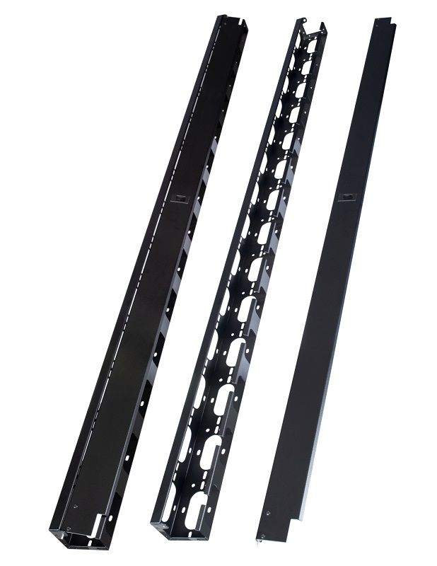 Вертикальный каб. организатор 32U для шкафов шириной 800мм, чер. 2шт.