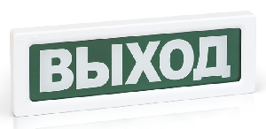 Световой указатель, фон красный, 12 В, 20 мА, 300х100х20 мм, IP 41.