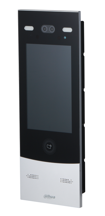 Вызывная панель c распознаванием лиц, В устройстве применяется алгоритм распознавания лиц глубокого обучения. Поддерживает открытие через распознавание лица, IC карту, пароль, QR-код и их комбинации.